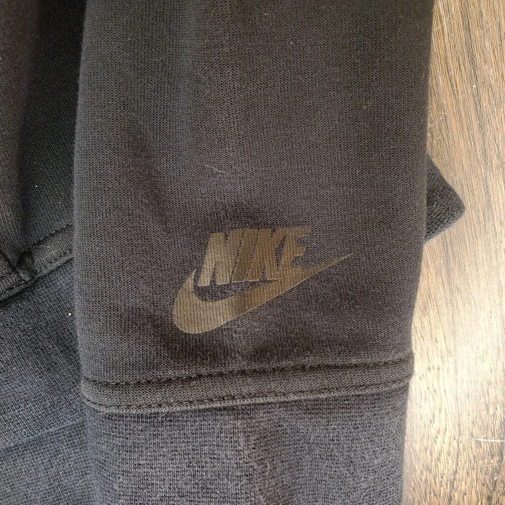 Nike Tech Fleece Hoodie Sweatshirt Womens XS Black Asymmetrical Zip Performance